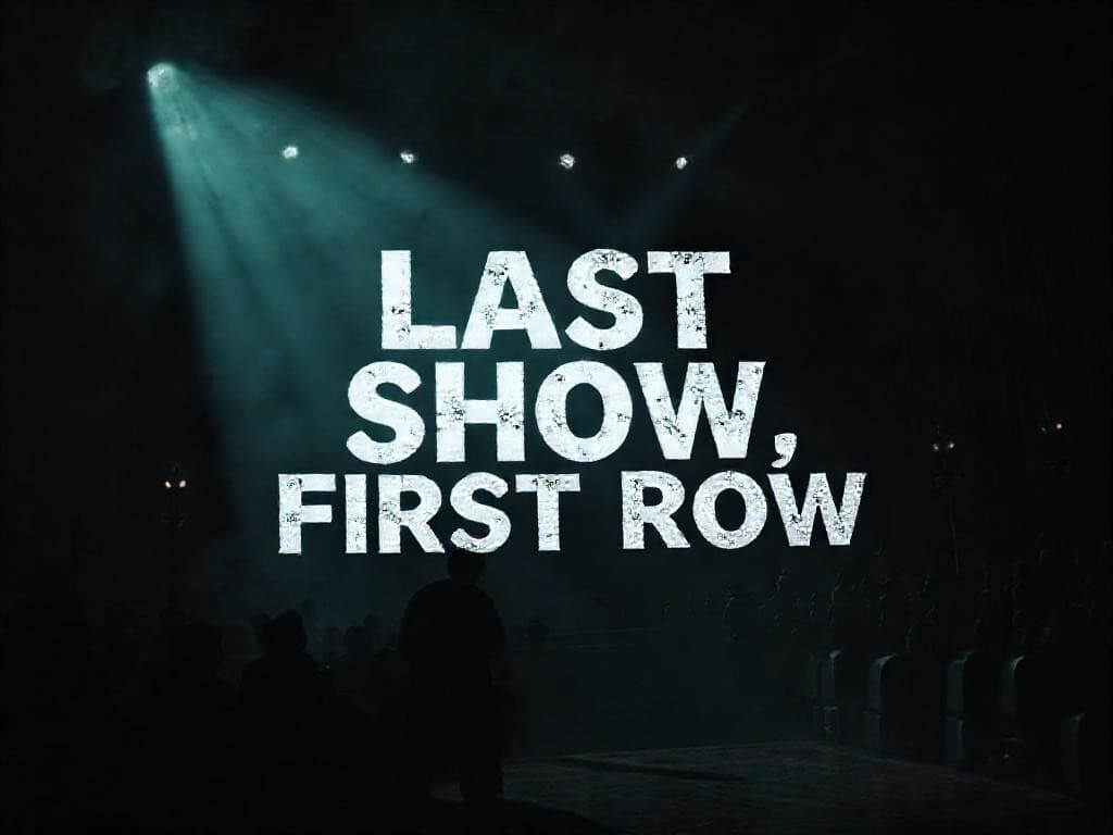 Last Show, First Row — interactive AI story where you are the protagonist